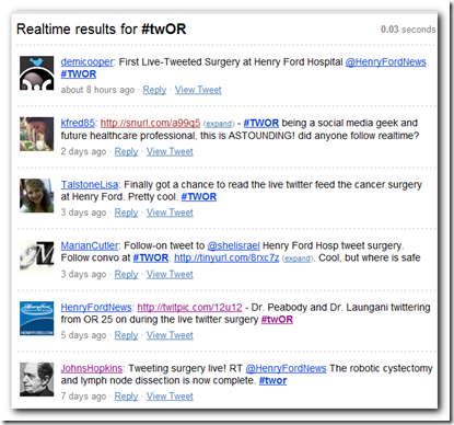 Twitter Surgery - In the Operating Room - Medical Quack